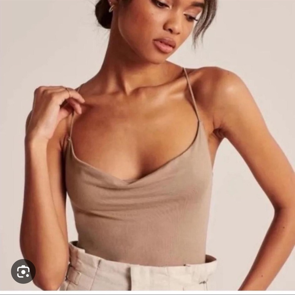 Abercrombie and fitch cowl neck bodysuit